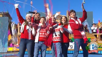 The Sharpe Family Singers at the Philadelphia Thanksgiving parade